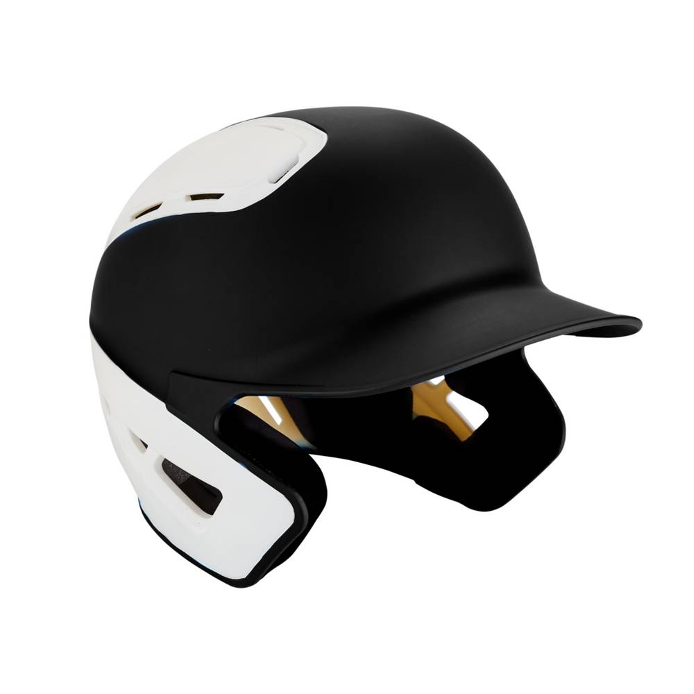 Mens Mizuno B6 Baseball Batting Helmet Black/White Philippines (PGOTXE019)